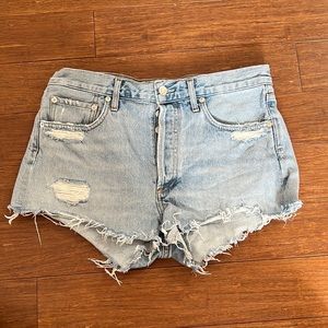 Agolde jean shorts